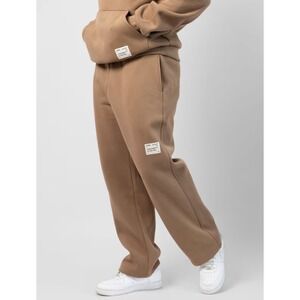 Comfrt Affirmation Straight Leg Sweatpants XS Tan Brown Fleece Joggers Pants